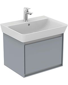 Ideal Standard Connect Air Ideal Standard E0846EQ, gris clair brillant / blanc mat, 1 tiroir