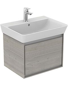 Ideal Standard Connect Air Waschtischunterschrank E0846PS, Eiche grau Dekor/weiss matt, 1 Auszug