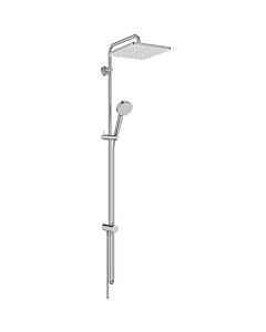 Système de douche Ideal Standard Ceratwist T25 BE230AA sans raccords, douchette 2F, pommeau de douche carré, chromé