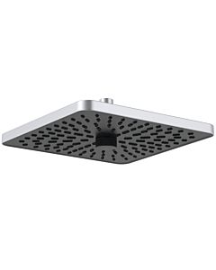 Pommeau de douche Ideal Standard Alu+ Idealrain BE223SI 2 fonctions, Ø 26 x 26 cm, carré, 12 l/min, argent