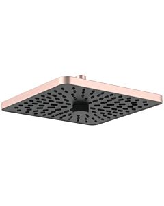 Pommeau de douche Ideal Standard Alu+ Idealrain BE223RO 2 fonctions, Ø 26 x 26 cm, carré, 12 l/min, rose