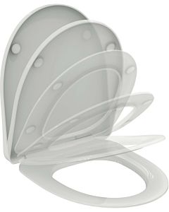 Ideal Standard i.life A Toilet Seat T467701 Softclosing, 36.5 x 44.5 x 5 cm, Wrapover Seat, Glossy White