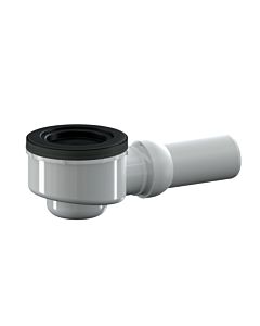 Ideal Standard Ultra Flat S Dallmer Orio Brausewannen-Ablaufgarnitur K863567 schwarzer Anschluss, Standard, DN 50