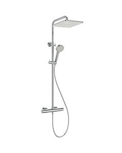 Ideal Standard Ceratherm T25 N shower system with thermostat A8496AA exposed, vertical Flex , water and energy saving, chrome