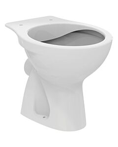 Ideal Standard Eurovit Standtiefspül-WC W011901 RimLS Spülrandlose Spültechnologie, horizontaler Ablauf Weiß glänzend