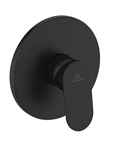 Ideal Standard CERALIFE O Finishing Set A8709XG for concealed shower fitting, silk black