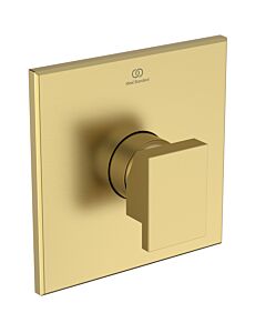 Kit de finition supplémentaire Ideal Standard A8729A2 pour robinetterie de douche encastrée, or brossé