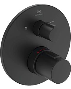 Ideal Standard Ceratherm T100 Bade-Thermostat A5815XG UP, Bausatz 2, eigensicher, silk black