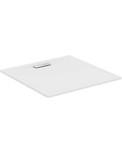 Ideal Standard Ultra Flat New Quadratische-Duschwanne T4488V1 Ablaufgarnitur mit Abdeckung, 100 x 100 x 2,5 cm, Seidenweiß