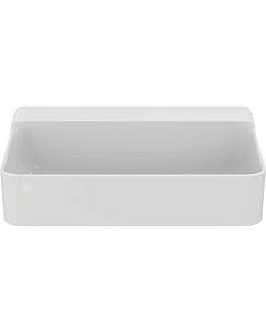 Ideal Standard Conca Waschtisch T3825MA ohne Hahnloch und Überlauf, geschliffen, 600 x 450 x 145 mm, weiß Ideal Plus