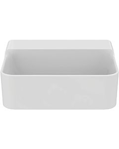 Ideal Standard Conca lave-mains T387901 400x350mm, sans trop-plein, rectifié, sans trou robinetterie, blanc