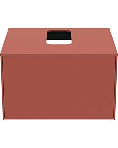 Ideal Standard Conca vanity unit T3928Y3 with cutout, 2000 pull-out, 60x50.5x37 cm, center, Sunset matt lacquered
