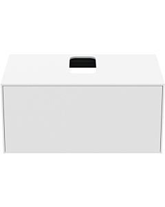 Ideal Standard Conca vanity unit T3929Y1 with cut-out, 2000 pull-out, 80x50.5x37 cm, center, white matt lacquered
