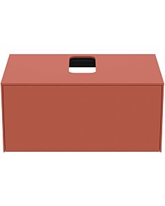 Ideal Standard Conca vanity unit T3929Y3 with cutout, 2000 pull-out, 80x50.5x37 cm, center, Sunset matt lacquered