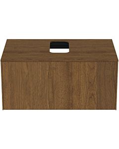 Ideal Standard vasque Conca T3929Y5 avec découpe, coulissant 2000 , 80x50,5x37 cm, centre, placage noyer foncé