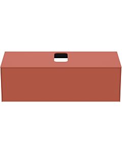 Ideal Standard Conca vanity unit T3931Y3 with cutout, 2000 pull-out, 120x50.5x37 cm, center, Sunset matt lacquered