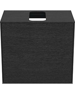 Ideal Standard Conca vanity unit T3934Y4 with cut-out, 2000 pull-out, 60x37x55 cm, center, flamed oak veneer