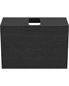 Ideal Standard Conca vanity unit T3935Y4 with cut-out, 2000 pull-out, 80x37x55 cm, center, flamed oak veneer