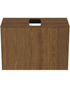 Ideal Standard Conca vanity unit T3935Y5 with cut-out, 2000 pull-out, 80x37x55 cm, center, dark walnut veneer