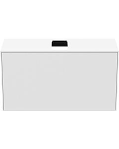 Ideal Standard Conca vanity unit T3936Y1 with cut-out, 2000 pull-out, 100x37x55 cm, center, white matt lacquered