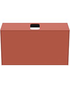 Ideal Standard Conca Waschtisch-Unterschrank T3936Y3 mit Ausschnitt, 1 Auszug, 100x37x55 cm, mittig, Sunset matt lackiert