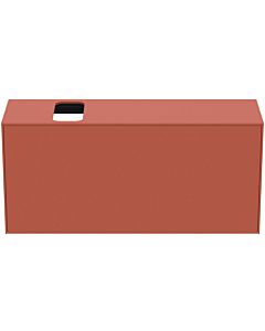 Ideal Standard Conca Waschtisch-Unterschrank T3938Y3 mit Ausschnitt, 1 Auszug, 120x37x55 cm, rechts/links, Sunset matt lackiert