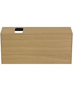 Ideal Standard Conca Waschtisch-Unterschrank T3938Y6 mit Ausschnitt, 1 Auszug, 120x37x55 cm, rechts/links, Eiche hell Furnier