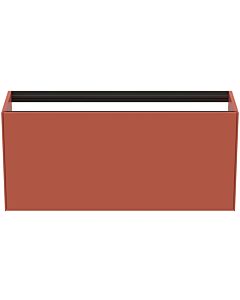 Ideal Standard Conca Waschtisch-Unterschrank T3939Y3 ohne Waschtisch-Platte, 1 Auszug, 120 x 37 x 54 cm, Sunset matt lackiert