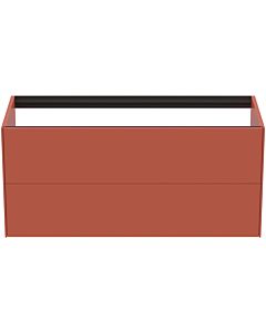 Ideal Standard Conca vanity unit T3945Y3 120x50.5x54cm, without vanity top, 2 pull-outs, Sunset matt lacquered