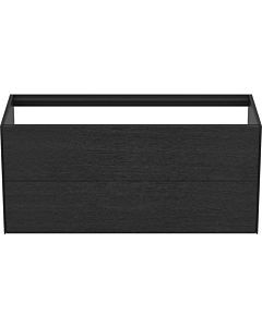 Ideal Standard Conca Waschtisch-Unterschrank T3945Y4 120x50,5x54cm, ohne Waschtisch-Platte, 2 Auszüge, Eiche geflammt Furnier