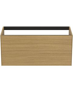 Ideal Standard Conca Waschtisch-Unterschrank T3945Y6 120x50,5x54cm, ohne Waschtisch-Platte, 2 Auszüge, Eiche hell Furnier