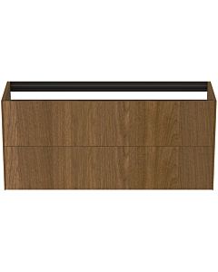Ideal Standard Conca Waschtisch-Unterschrank T3951Y5 120x37x54cm, ohne Waschtisch-Platte, 2 Auszüge, Walnuss dunkel Furnier