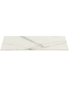 Ideal Standard Conca Keramik-Waschtisch-Platte T3970DH Ausladung 50,5cm, 80 x 50,5 x 0,6 cm, Mamor Calacatta