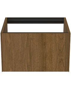 Ideal Standard Conca Waschtisch-Unterschrank T3982Y5 ohne Waschtisch-Platte, 1 Auszug, 60x50,5x36 cm, Walnuss dunkel Furnier