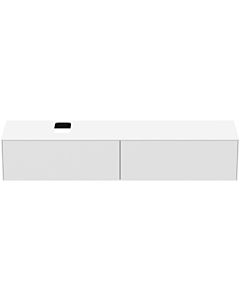 Ideal Standard Conca vanity unit T3986Y1 with cut-out, 2 pull-outs, 200x50.5x37 cm, matt white lacquered