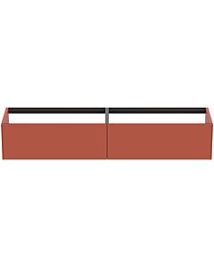 Ideal Standard Conca Waschtisch-Unterschrank T3987Y3 ohne Waschtisch-Platte, 2 Auszüge, 200x50,5x36 cm, Sunset matt lackiert