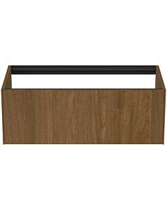 Ideal Standard vasque Conca T3988Y5 sans plan vasque, 2000 coulissant, 100x50,5x36 cm, placage noyer foncé