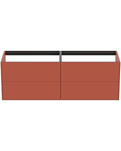 Ideal Standard vasque Conca T3990Y3 sans plan vasque, 4 tiroirs, 160x50,5x54 cm, laqué mat Sunset