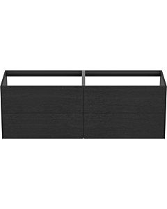 Ideal Standard Conca Waschtisch-Unterschrank T3990Y4 ohne Waschtisch-Platte, 4 Auszüge, 160x50,5x54 cm, Eiche geflammt Furnier