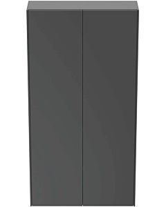 Ideal Standard Meuble Ideal Standard Conca T4107Y2 72x25x140cm, 2 portes, laqué anthracite mat