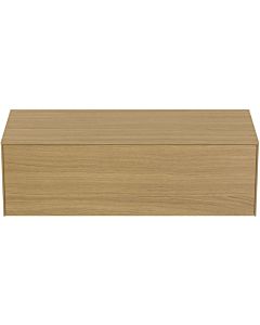 Ideal Standard Conca Waschtisch-Unterschrank T4314Y6 ohne Ausschnitt, 1 Auszug, 120x50,5x37 cm, Eiche hell Furnier