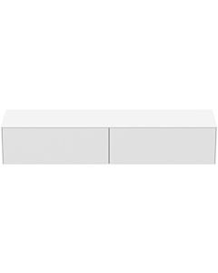 Ideal Standard Conca vanity unit T4316Y1 without cut-out, 2 pull-outs, 200x50.5x37 cm, matt white lacquered