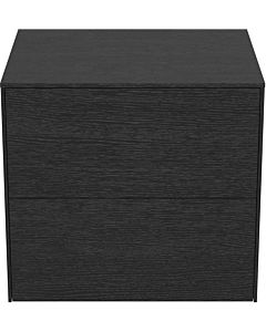 Ideal Standard vasque Conca T4321Y4 sans découpe, 2 tiroirs, 60x50,5x55 cm, plaqué chêne flammé