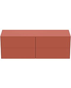 Ideal Standard Conca Waschtisch-Unterschrank T4325Y3 ohne Ausschnitt, 4 Auszüge, 160x50,5x55 cm, Sunset matt lackiert
