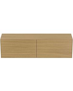 Ideal Standard Conca Waschtisch-Unterschrank T4326Y6 ohne Ausschnitt, 4 Auszüge, 200x50,5x55 cm, Eiche hell Furnier