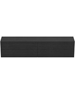 Ideal Standard Conca Waschtisch-Unterschrank T4338Y4 ohne Ausschnitt, 4 Auszüge, 240x50,5x555 cm, Eiche geflammt Furnier