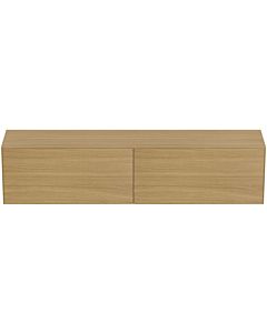 Ideal Standard vasque Conca T4338Y6 sans découpe, 4 tiroirs, 240x50,5x555 cm, placage Eiche hell
