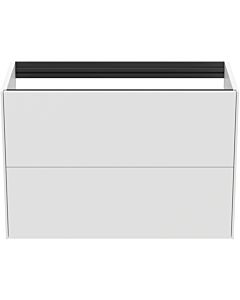 Ideal Standard vasque Conca T4352Y1 sans plan vasque, 2 tiroirs, 80x37x54 cm, laqué blanc mat