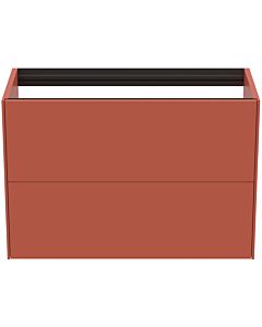 Ideal Standard vasque Conca T4352Y3 sans plan vasque, 2 tiroirs, 80x37x54 cm, laqué mat Sunset