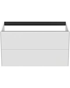 Ideal Standard vasque Conca T4357Y1 sans plan vasque, 2 tiroirs, 100x50,5x54 cm, laqué blanc mat